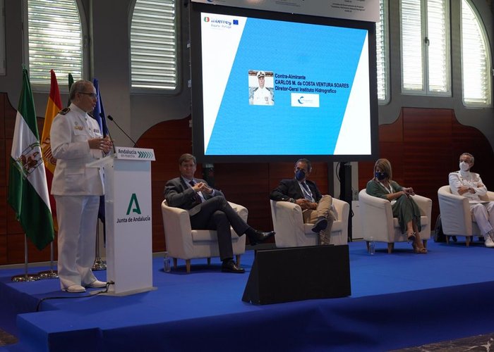 2021-07-07 Jornadas de encerramento, Huelva, Diretor-geral do Instituto Hidrográfico, Contra-almirante Carlos Ventura Soares