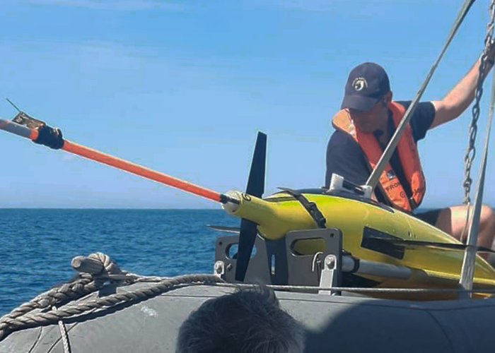 Recuperação do Glider da Plataforma Oceânica das Ilhas Canárias