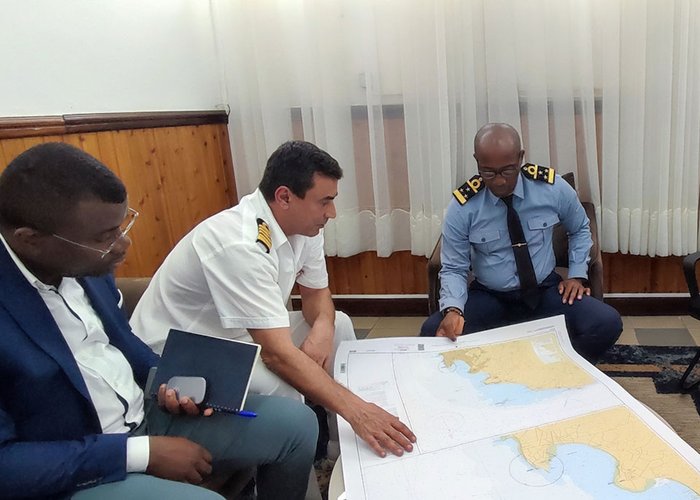 Visita técnica da Organização Hidrográfica Internacional a São Tomé e Príncipe