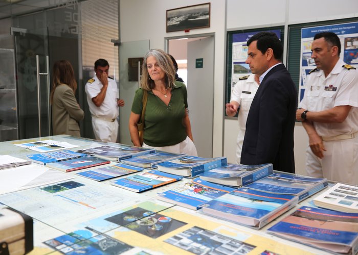 Instituto Hidrográfico recebe visita do Vereador da Câmara Municipal de Oeiras