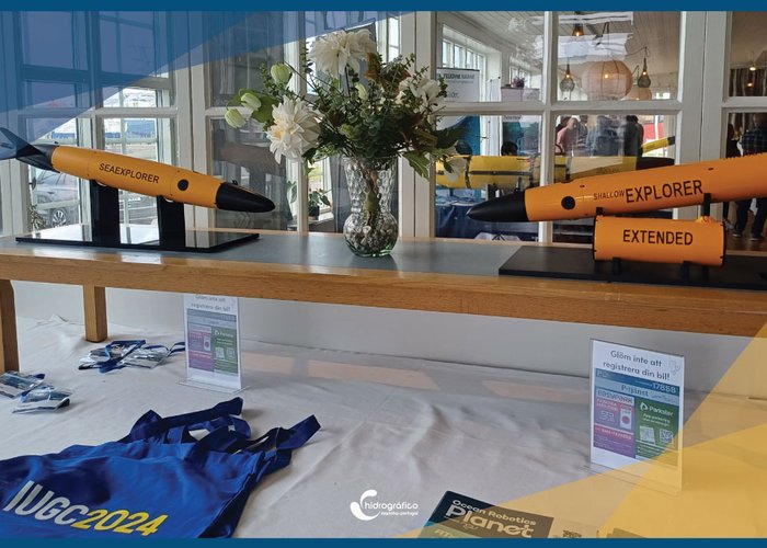 Instituto Hidrográfico na Conferência Internacional de gliders submarinos 2024 em Gotemburgo - Suécia