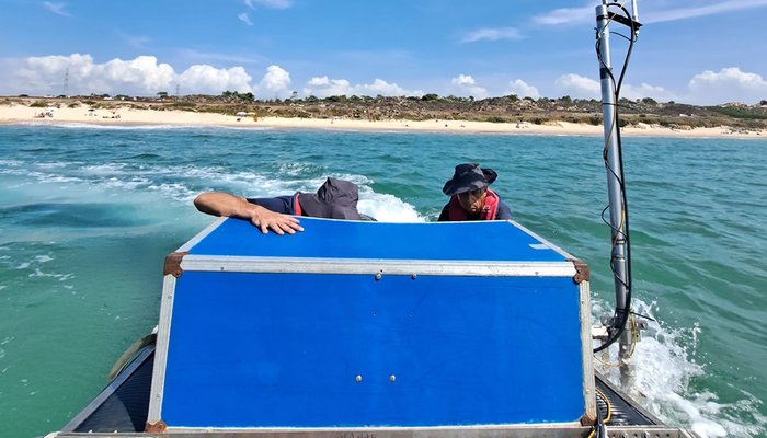 Instituto Hidrográfico realiza levantamento Topo-hidrográfico em S. Torpes