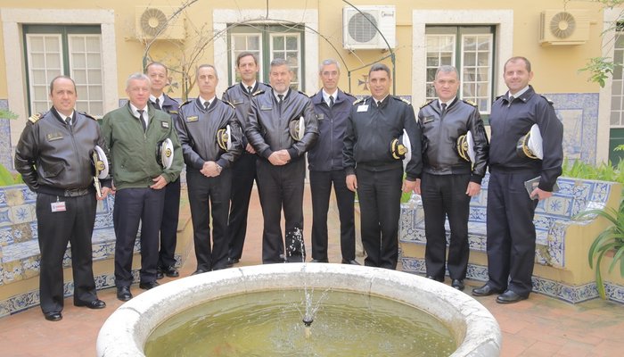 Instituto Hidrográfico recebe os representantes nacionais na célula permanente da EUROMARFOR   