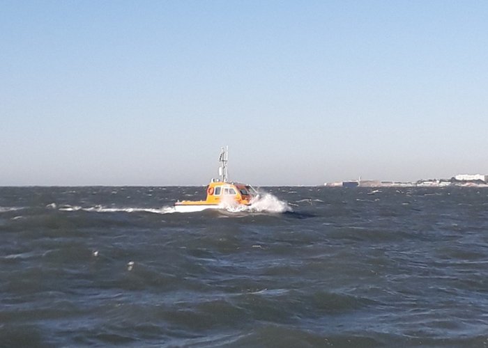 Levantamento hidrográfico no Cachopo do Norte, Cabeça do Pato e Golada do Bugio