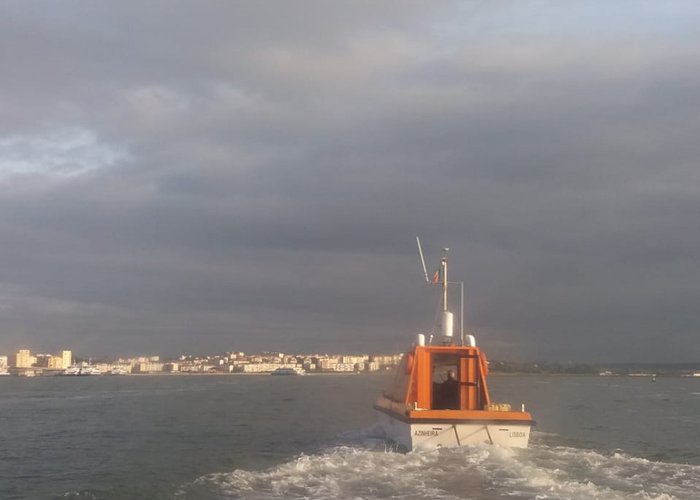 Levantamento hidrográfico no Cachopo do Norte, Cabeça do Pato e Golada do Bugio