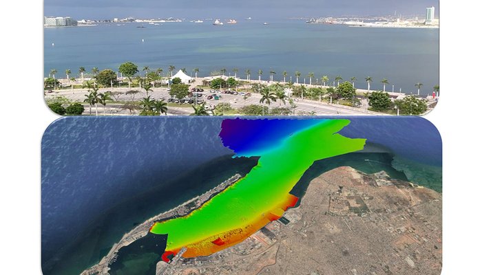 Levantamento Hidrográfico na Baía de Luanda – Angola, inserido na campanha Mar Aberto 21.2