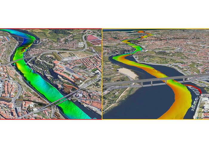 Levantamento Hidrográfico via navegável do Douro