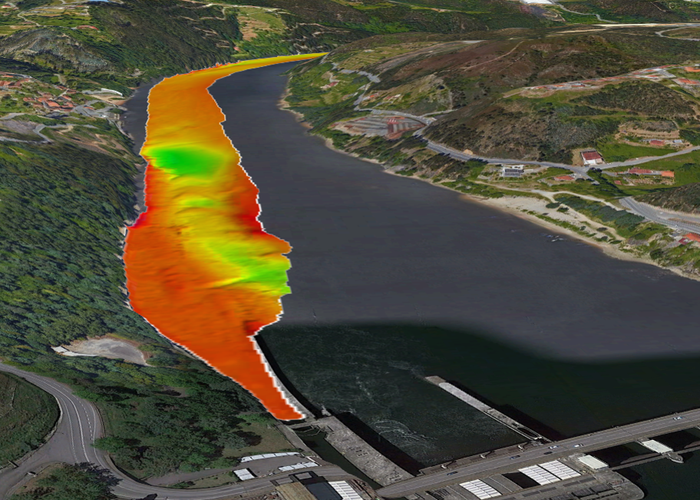 Levantamento Hidrográfico via navegável do Douro