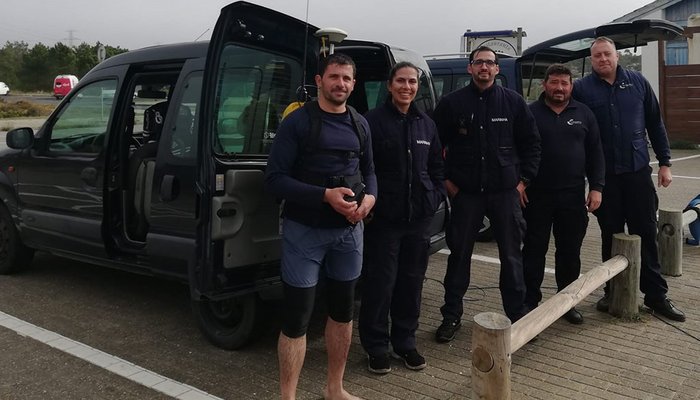 Levantamento Topográfico na Praia de S. Torpes – 4ª Campanha 2021