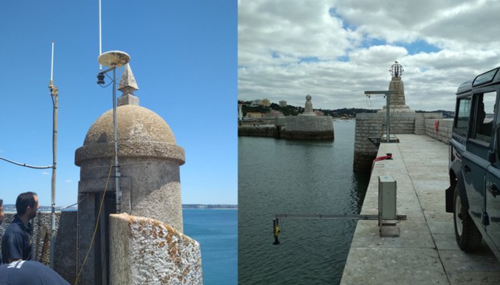 Levantamento da barra sul do Tejo