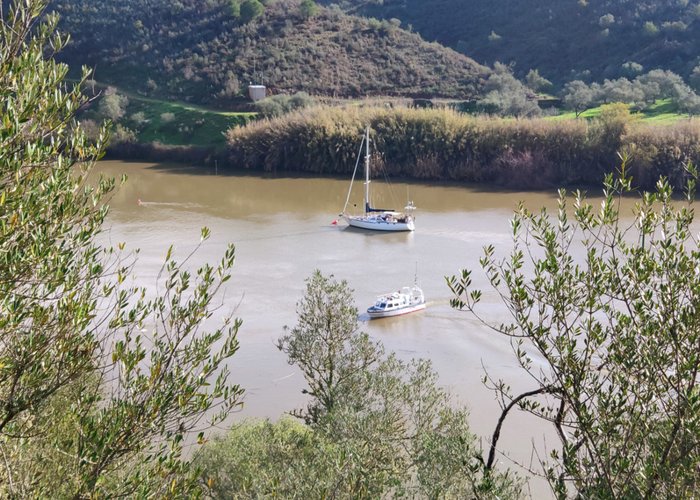 Levantamento hidrográfico no rio Guadiana - 2020