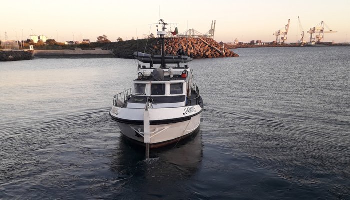 Levantamento topo-hidrográfico na área de Sines