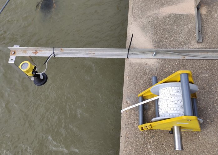 Levantamento hidrográfico no rio Guadiana - 2020