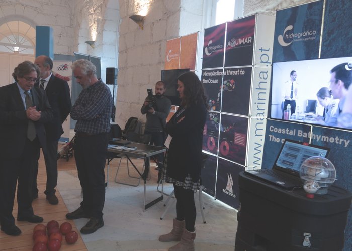 Ministro do Mar visitou o stand do IH no Business2Sea 2019