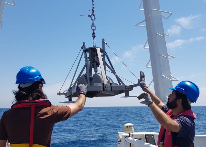 Missão de recolha de amostras de sedimento para o projeto AQUIMAR