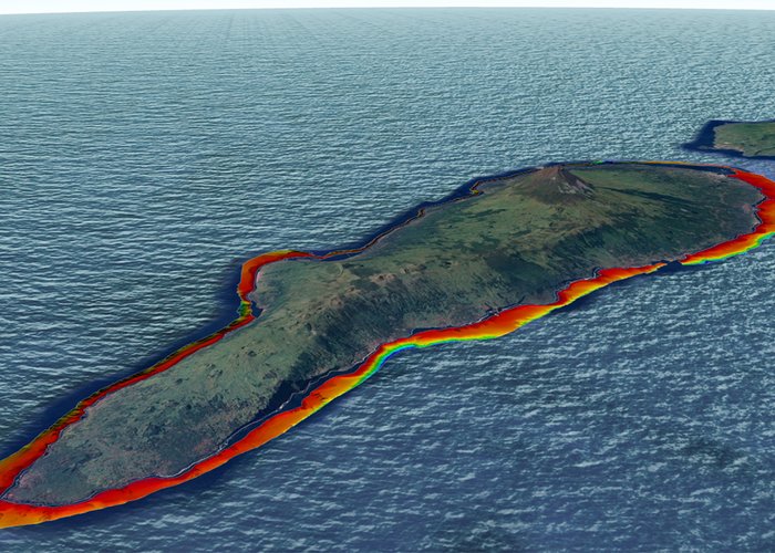 Levantamento topo-hidrográfico no grupo central do arquipélago dos Açores - 2020