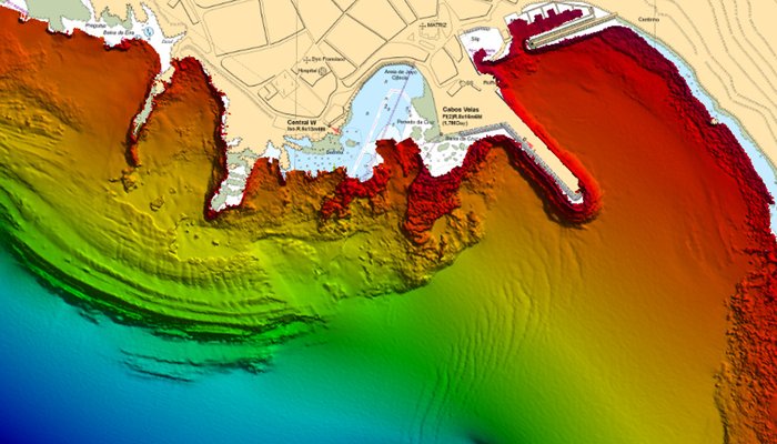 Modelo batimétrica das Velas