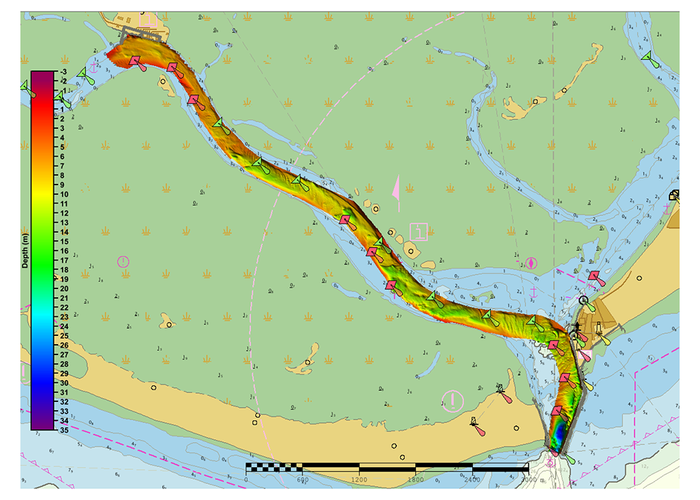 Levantamento topo-hidrográfico em Faro e Olhão