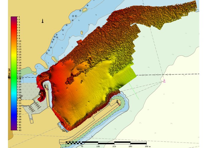 Equipa da BH na ilha do Corvo, juntamente com o agente Penteado da Autoridade Marítima - 2019