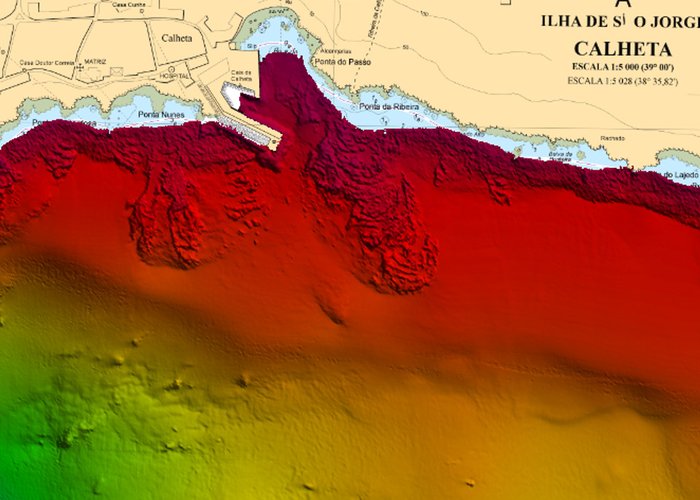 Levantamento topo-hidrográfico no grupo central do Arquipélago dos Açores - 2019