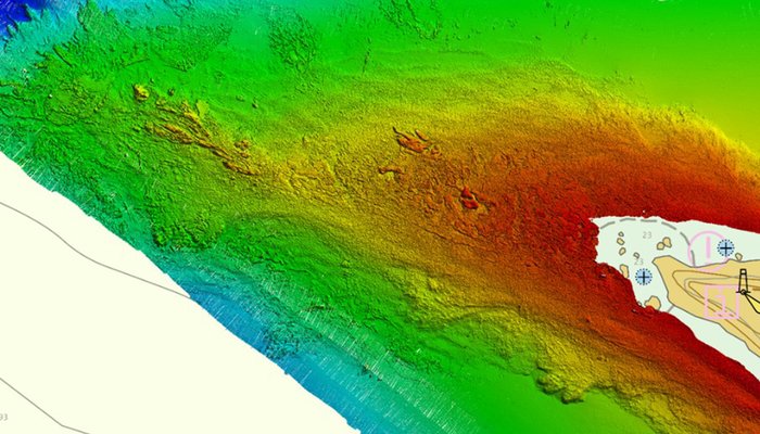 Modelo batimétrico da Ponta dos Rosais