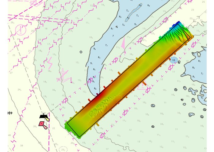 Levantamento hidrográfico do passo da Barra Sul do porto de Lisboa - 2019