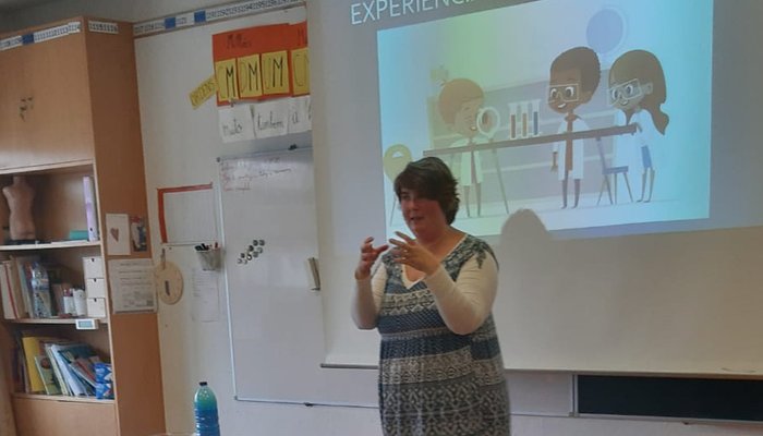 O Instituto Hidrográfico visitou o Colégio de S. Tomás