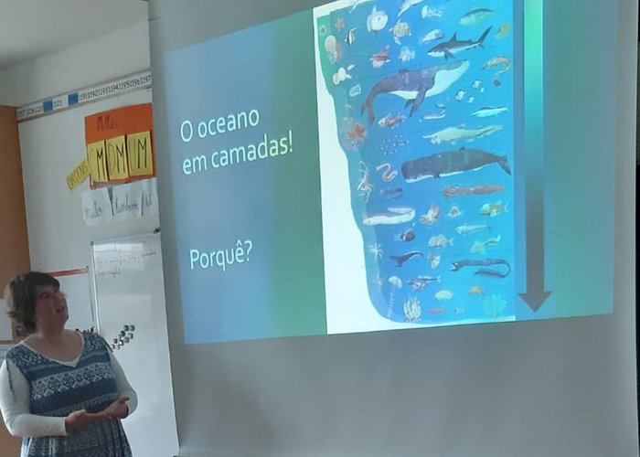 O Instituto Hidrográfico visitou o Colégio de S. Tomás