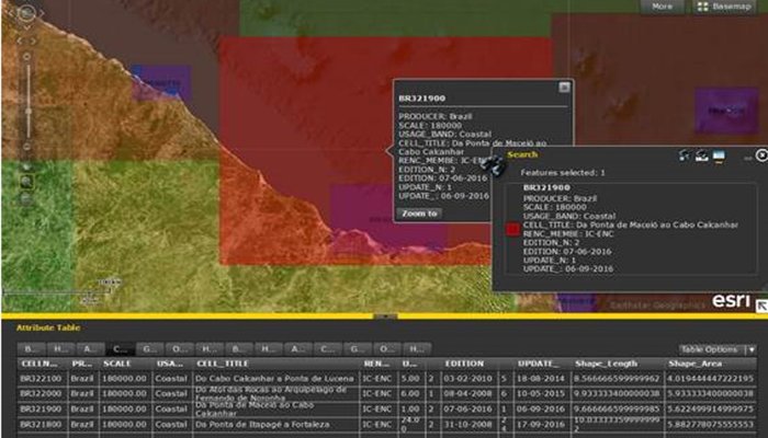 O Websig das Cartas Eletrónicas de Navegação tem novo interface
