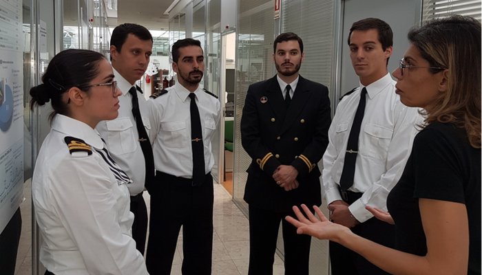 Oficiais do Curso de Especialização em Armas Submarinas