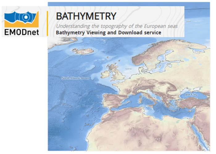 Novo Modelo Digital de Terreno da EMODnet - Rede Europeia de Observação e Dados Marinhos - 2018