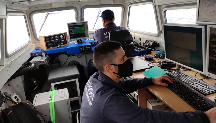 Preparação da Brigada Hidrográfica para o Levantamento Hidrográfico na Missão Mar Aberto