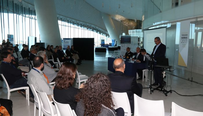Sessão de abertura do Marinetech 2017