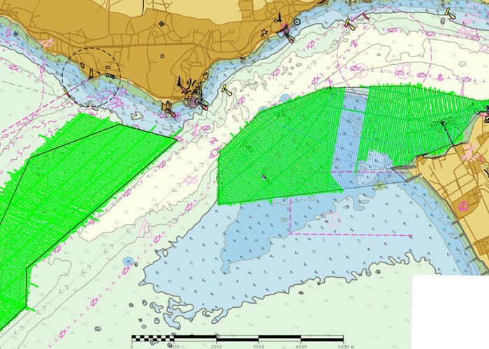 Levantamento hidrográfico no Cachopo do Norte, Cabeça do Pato e Golada do Bugio