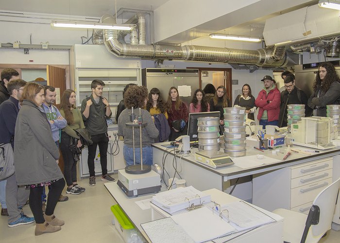 Visita dos alunos da Escola Superior de Tecnologia de Setúbal ao IH