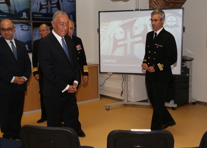 Visita de sua Excelência o Presidente da República Portuguesa no âmbito das comemorações dos 700 anos da Marinha.