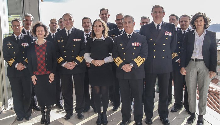 Visita da Secretária de Estado da Defesa Nacional ao Instituto Hidrográfico