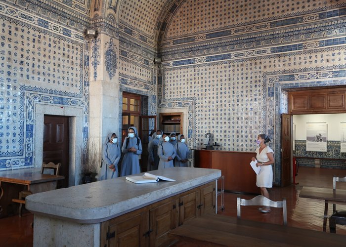 Visita das Irmãs Franciscanas Hospitaleiras da Imaculada Conceição ao Convento das Trinas de Mocambo