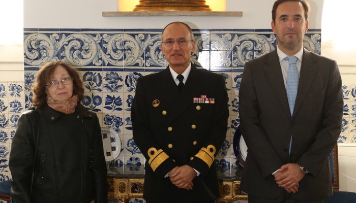 Visita de juízes do Tribunal Marítimo de Lisboa ao IH