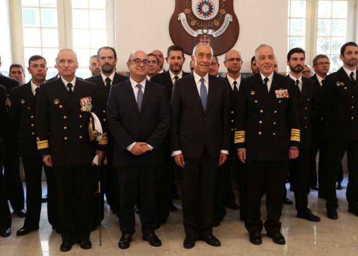 Visita de sua Excelência o Presidente da República Portuguesa no âmbito das comemorações dos 700 anos da Marinha.