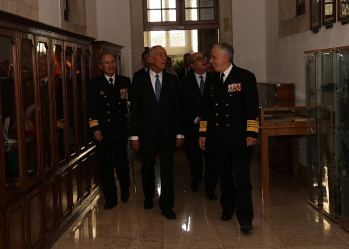 Visita de sua Excelência o Presidente da República Portuguesa no âmbito das comemorações dos 700 anos da Marinha.