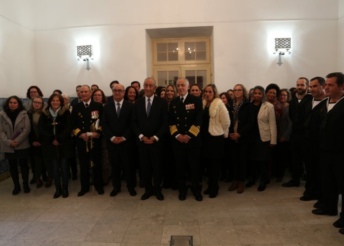 Visita de sua Excelência o Presidente da República Portuguesa no âmbito das comemorações dos 700 anos da Marinha.