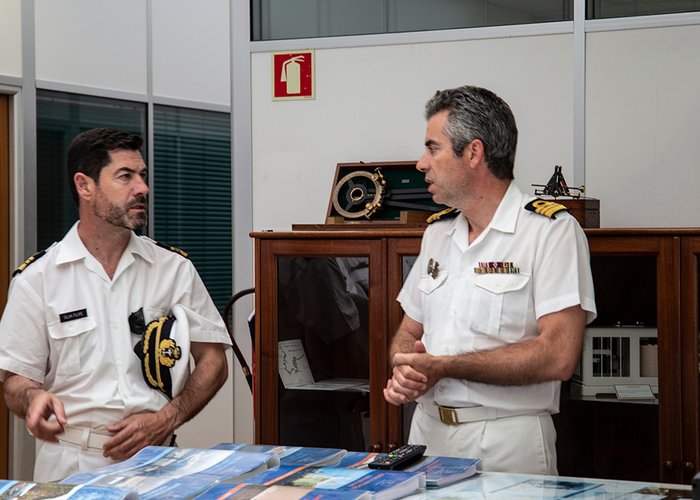 Visita do Curso de Aperfeiçoamento em Autoridade Marítima ao IH