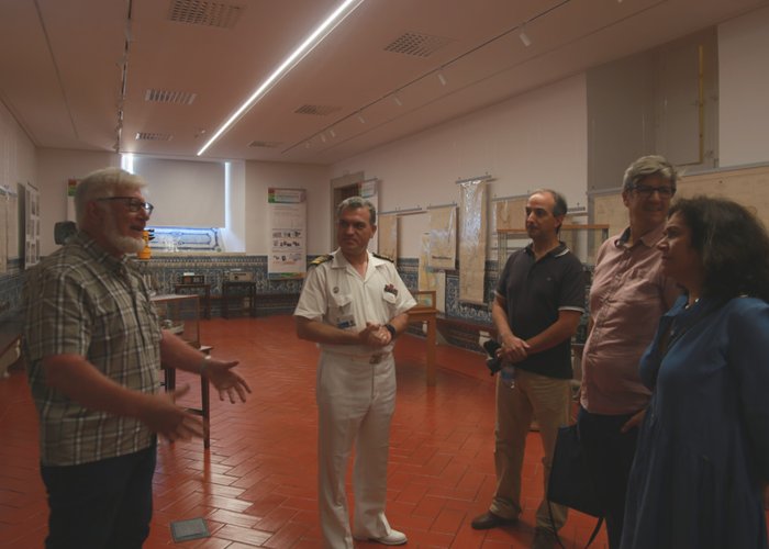 Visita do Curso de Formação de Operadores de VTS da ENIDH ao IH