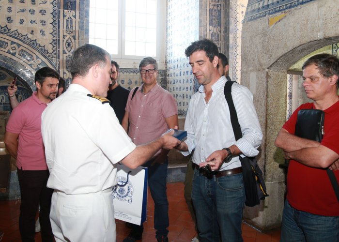 Visita do Curso de Formação de Operadores de VTS da ENIDH ao IH