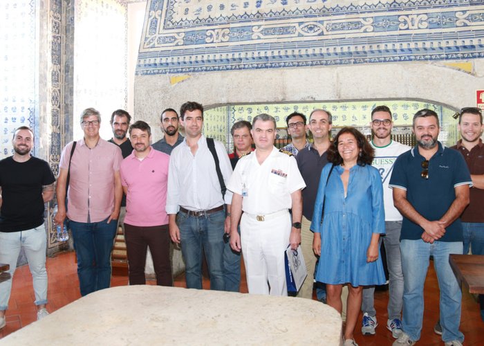 Visita do Curso de Formação de Operadores de VTS da ENIDH ao IH
