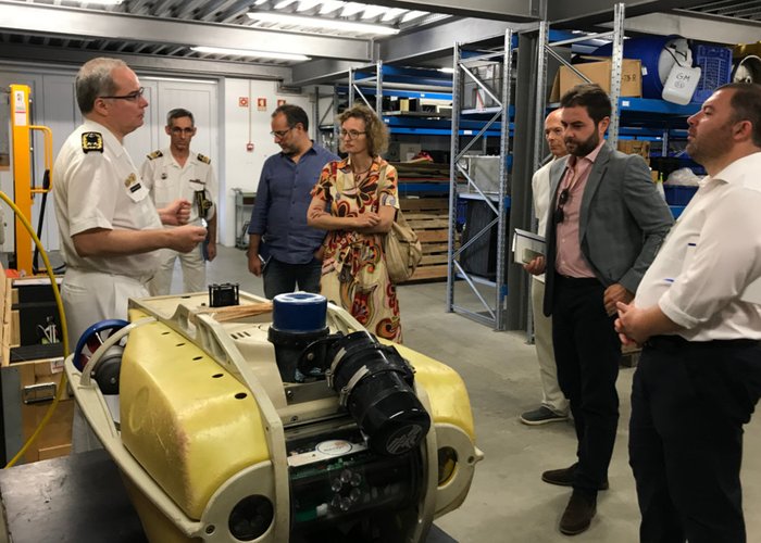 Visita do Diretor-geral da Direção-Geral De Política do Mar à Base Hidrográfica