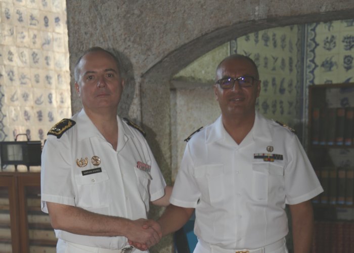 Visita do Diretor do Serviço de Hidrografia e Oceanografia da Marinha da Tunísia