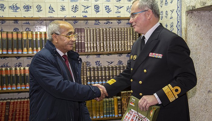 Visita do Ministro da Defesa de Angola ao IH