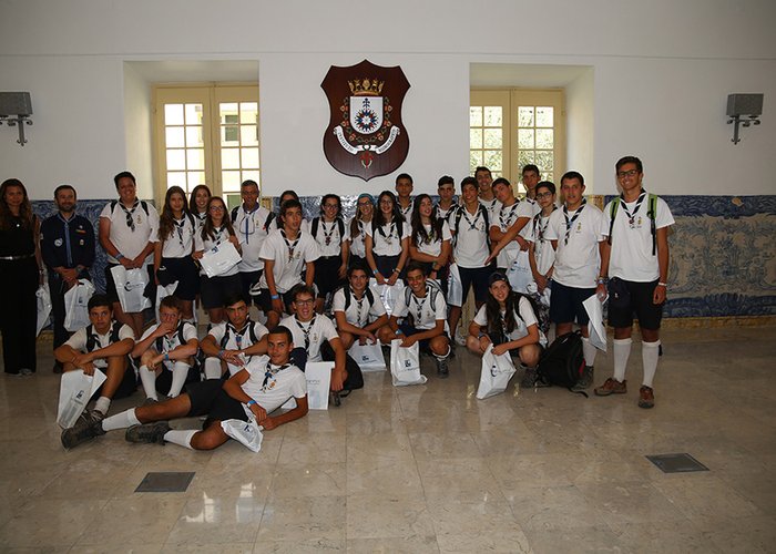 Visita dos Escuteiros Marítimos do Corpo Nacional de Escutas ao IH